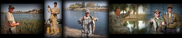 American Soldiers Fishing Everglades South Florida